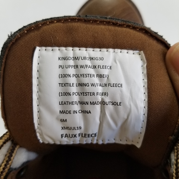 NWT Unionbay Brown Sherpa Ankle Boots Lace_up - Picture 7 of 9